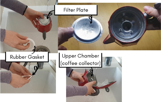 Moka Pot PEDRINI 🇮🇹  How To Clean Moka Pot First Time Before