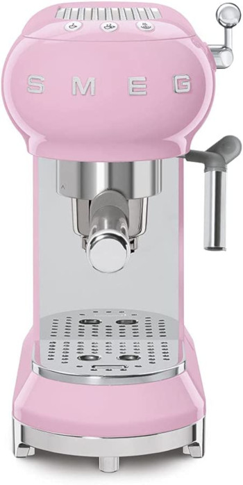 Best Pink Coffee Makers Top 8 Picks Reviewed WokeLark   Smeg Retro Espresso Machine In Pink 